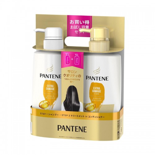 P&G 潘婷 深層損傷修護洗髮套裝 270ml + 270g (黃)   163-1248